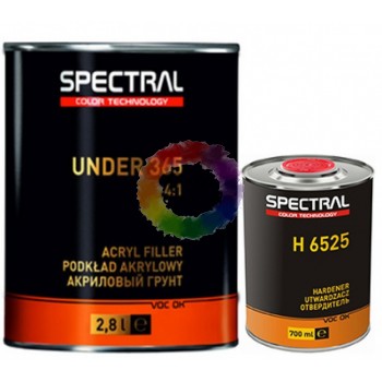Акриловий грунт для авто SPECTRAL UNDER 365, білий 2,8 л + 0,7 л