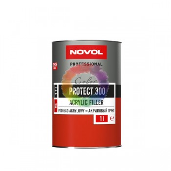Акриловий грунт для авто Novol PROTECT 300 4+1, чорний, 1 л (без затверджувача)