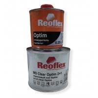  Reoflex  Акриловый лак Optim с отвердителем, 0,5 л + 0,25 л