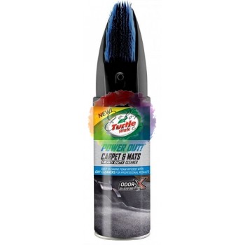 Очищувач текстильних та гумових автомобільних килимків + щітка Turtle Wax 400 мл (Аерозоль)