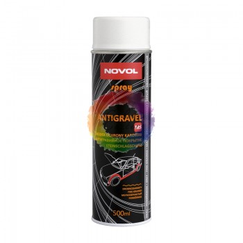Антигравійне покриття для авто Novol Spray Antigravel MS, аерозоль 0,5 л (Сірий)