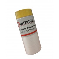 Пленка защитная с малярной лентой Intertool 1700мм х 15м КТ-0803